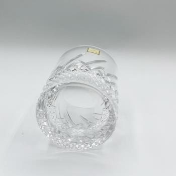 威士忌酒杯KAGAMI日本進口水晶玻璃杯對杯日式手工江戶切子洛克杯
