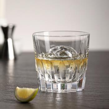 威士忌酒杯KAGAMI江戶切子水晶玻璃洋酒杯進口手工洛克杯日式酒杯