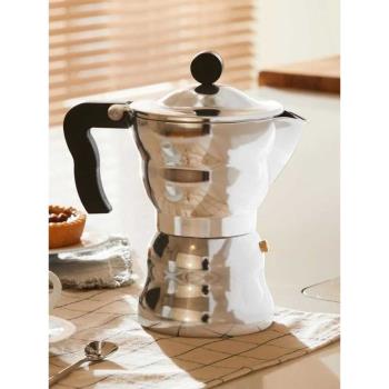 正品意大利進口ALESSI MOKA云朵摩卡壺意式濃縮咖啡壺露營咖啡機