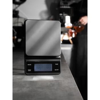 廚房烘焙計時電子秤迷你家用手沖咖啡稱5kg量程0.1克高精度電子稱