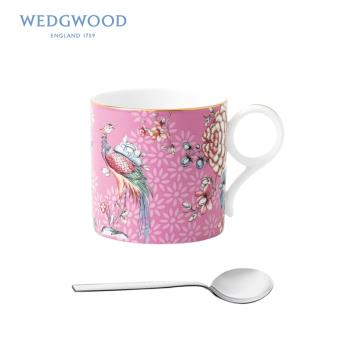 Wedgwood威基伍德漫游美境骨瓷馬克杯+WMF勺 家用水杯茶咖杯奶杯