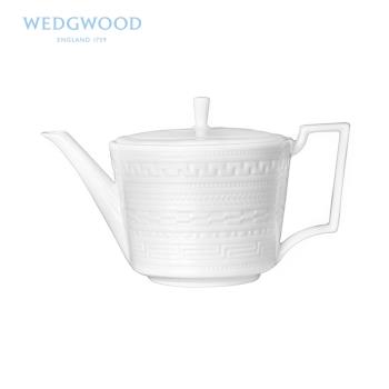 WEDGWOOD威基伍德意大利浮雕280ml/500ml/1L骨瓷茶壺帶蓋大咖啡壺