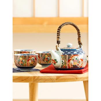日本進口有田燒茶具套裝日式和風一壺五杯茶壺茶杯禮盒商務禮品