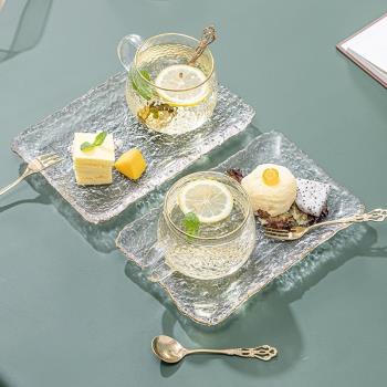 儀式感一人食精致早餐餐具碗碟碗盤套裝家用玻璃酸奶杯日式ins風