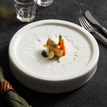 酒店餐具高端五星級高檔廚房擺盤創意網紅意境菜個性異形特色盤子