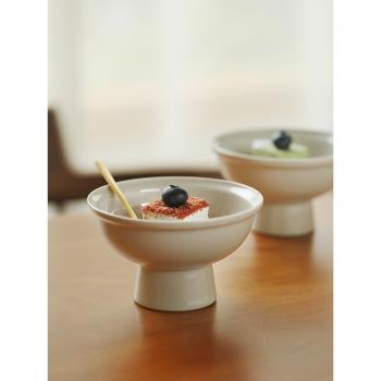南昔家燕窩碗甜品碗 冰淇淋杯家用酸奶碗 創意高腳碗日式冰激凌杯