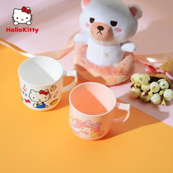 日本HelloKitty兒童刷牙杯卡通漱口杯寶寶果汁牛奶杯喝水杯馬克杯