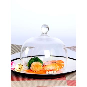 精制玻璃煙熏罩分子美食器酒店廚師用品意境涼菜創意南瓜罩餐具