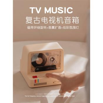 高階復古藍牙音響小音箱大高音質量無線超重低音炮手機hifi發燒級