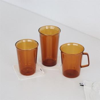 現貨免郵日本Kinto cast amber系列新品琥珀色輕薄耐熱玻璃杯水壺