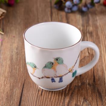 高檔日本進口陶瓷杯子禮盒裝九谷燒茶杯喝水杯日式和風馬克杯茶具