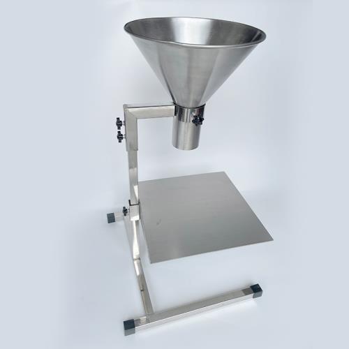 不銹鋼大口徑加料斗打包真空袋防油分裝神器漏斗帶支架開關通用架