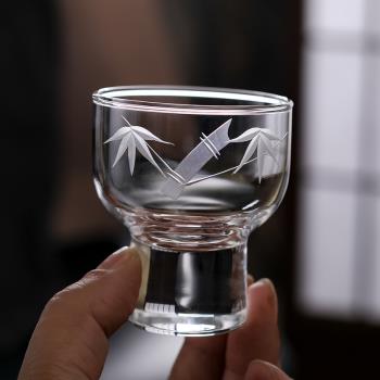 日本進口東洋佐佐木富士山切子清酒杯日式家用小酒杯白酒杯烈酒杯