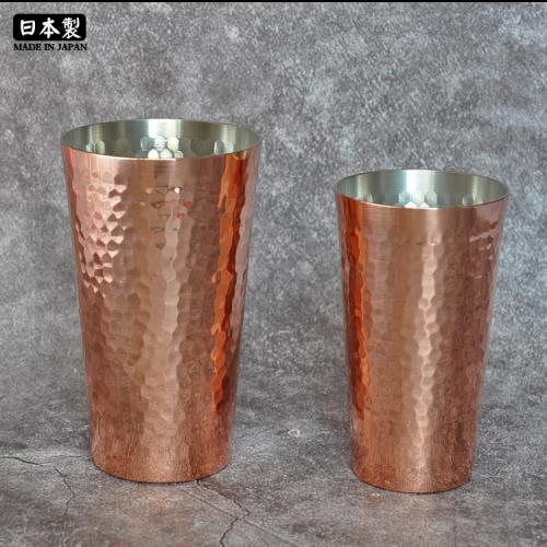 日本進口新光堂手工銅杯copper100小富士ek43磨豆機接粉杯啤酒杯