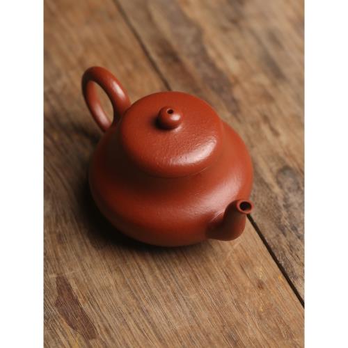 小巧入門級宜興紫砂功夫茶壺孟臣款君德壺朱泥出水好小號茶具|茶壺