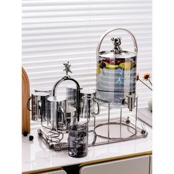 玻璃水杯水壺家用套裝高顏值家庭水具輕奢現代客廳喝水杯子待客