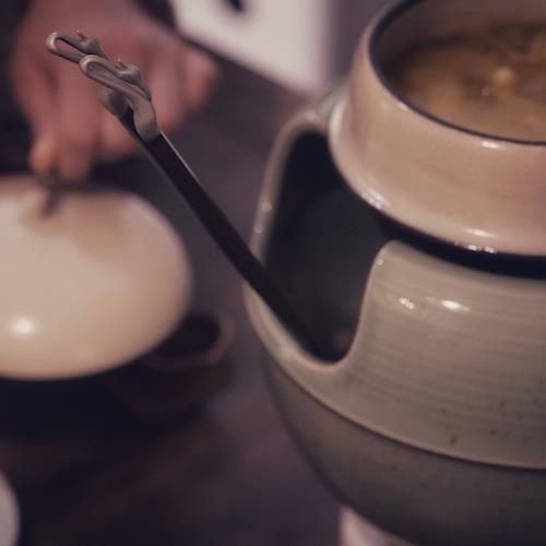 銅制鎏銀鶴首火箸炭筷火筷炭爐配件手工茶道具復古風日式