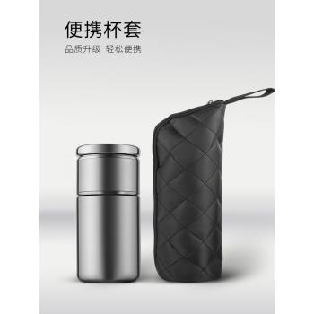 日本正品GM 保溫杯男女士水杯大容量304不銹鋼茶水分離高檔泡茶杯