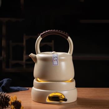 日式溫茶爐套裝溫茶器陶瓷家用暖茶爐蠟燭加熱恒溫保溫底座高檔