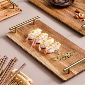 日式壽司盤子長條平盤創意小吃盤點心西點甜品盤刺身盤長方形餐具