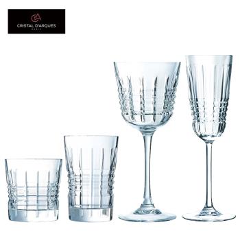 法國進口CDA水晶玻璃葡萄紅酒杯刻花高腳杯香檳杯創意家用酒具
