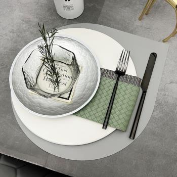 樣板房餐具套裝西式擺盤民宿樓盤展示盤餐桌觀賞碟商用裝飾刀叉勺