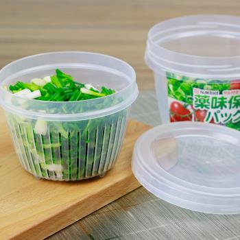 日本蔥花保鮮盒密封盒子食品塑料大容量有蓋冰箱水果密封盒收納盒