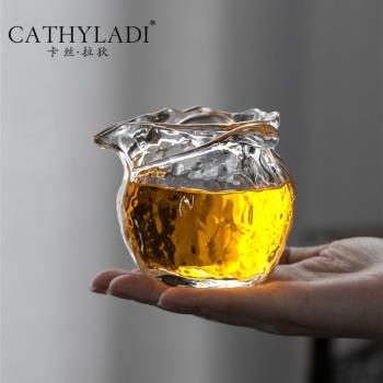 Cathyladi 高檔玻璃公道杯家用耐熱耐高溫功夫茶具茶海泡茶分茶器
