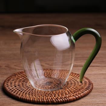 臺灣禾器玻璃公道杯茶杯透明茶海和器高端公杯分茶器品牌功夫茶具