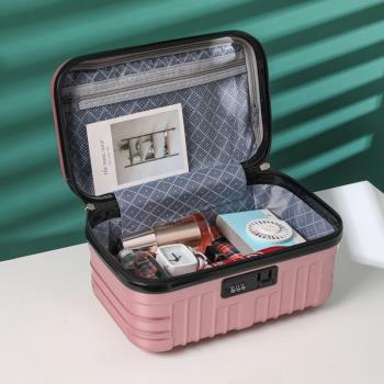 化妝包新款ins便攜女手提旅行箱大容量防水洗漱品收納包化妝箱盒
