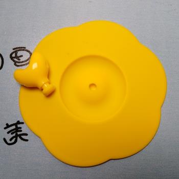 10cm通用卡通防塵硅膠水杯蓋食品級防漏耐熱陶瓷馬克杯蓋蓋子