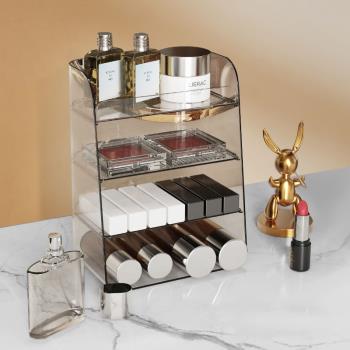 化妝品收納盒桌面亞克力透明多層整理架大容量洗漱護膚品置物架子
