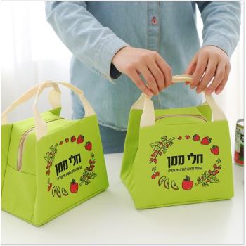 蘋果綠飯盒袋小容量b4471保溫包