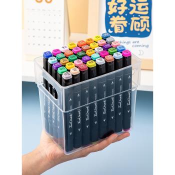 學生文具收納盒桌面透明筆筒鉛筆盒馬克筆水彩筆手賬膠帶儲物盒