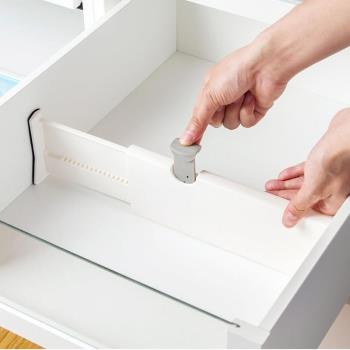日本進口冰箱可調節分隔板廚房整理分隔板置物架衣柜抽屜分格支架