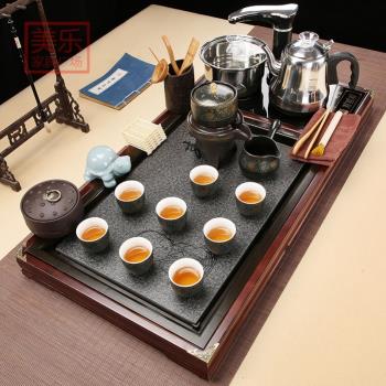 茶幾茶盤套裝全自動一體家用辦公室輕奢現代茶幾整套功夫茶臺小型