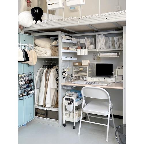 宿舍收納神器床上桌面置物架衣柜上床下桌大學生寢室用品大全好物