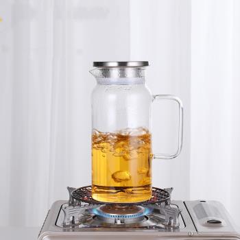 直身可加熱北歐創意玻璃涼水壺
