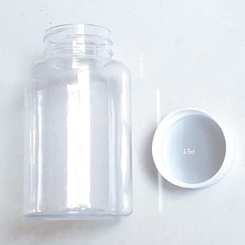 100粒裝空瓶子 150毫升容量透明瓶 自帶鋁箔裝薬瓶 PET透明瓶