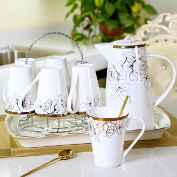 客廳托盤歐式耐熱茶壺禮盒杯具