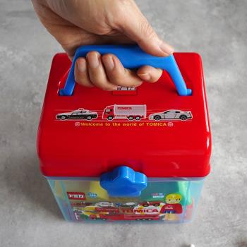 便當用品便當工具收納盒 兒童玩具蠟筆積木小汽車零食收納箱