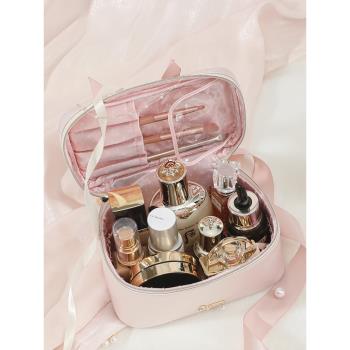 日本Raiponce化妝包女粉色少女心大容量便攜旅行多功能手提收納包