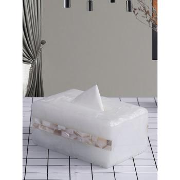 創意個性網紅ins貝殼抽紙盒家用客廳簡約現代衛生間紙巾盒輕奢風