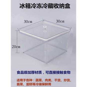 透明儲物冷鮮櫃抽屜式冰箱收納盒