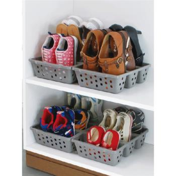日本鞋子收納盒家用客廳鞋子整理框創意鞋架鞋柜空間大師簡易鞋盒