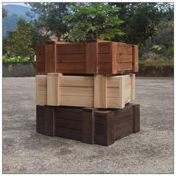 原木復古家居桌面零食收納箱實木儲物密封防潮小箱子雜物整理木盒