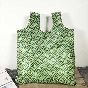 尼龍布便攜折疊購物袋 買菜的環保袋子 40*4*36cm