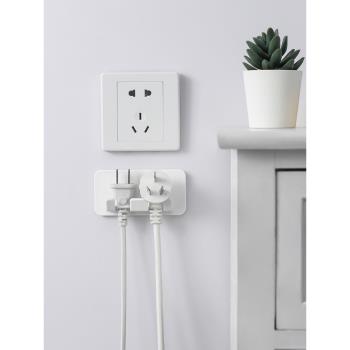 墻上支架電源線固定器插頭掛鉤