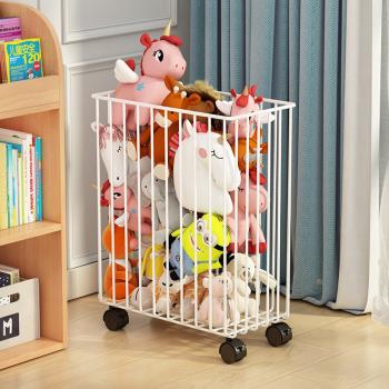 小推車置物架兒童玩具寶寶零食收納架家用客廳可移動整理箱大容量