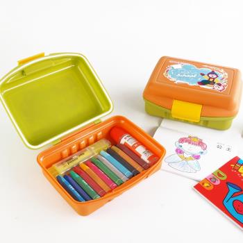幼兒園禮品兒童卡通文具盒易開鉛筆盒子多功能蠟筆收納盒可愛筆袋